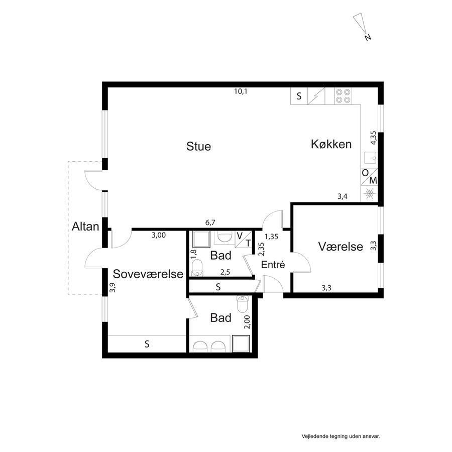 City Lux Apartment With 2 Full Bathrooms 2Tv Kopenhagen Buitenkant foto